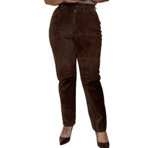 🤎 GENUINE Leather Brown Pants 🤎